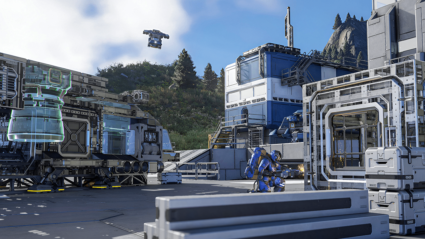 Space Engineers 2 building gameplay